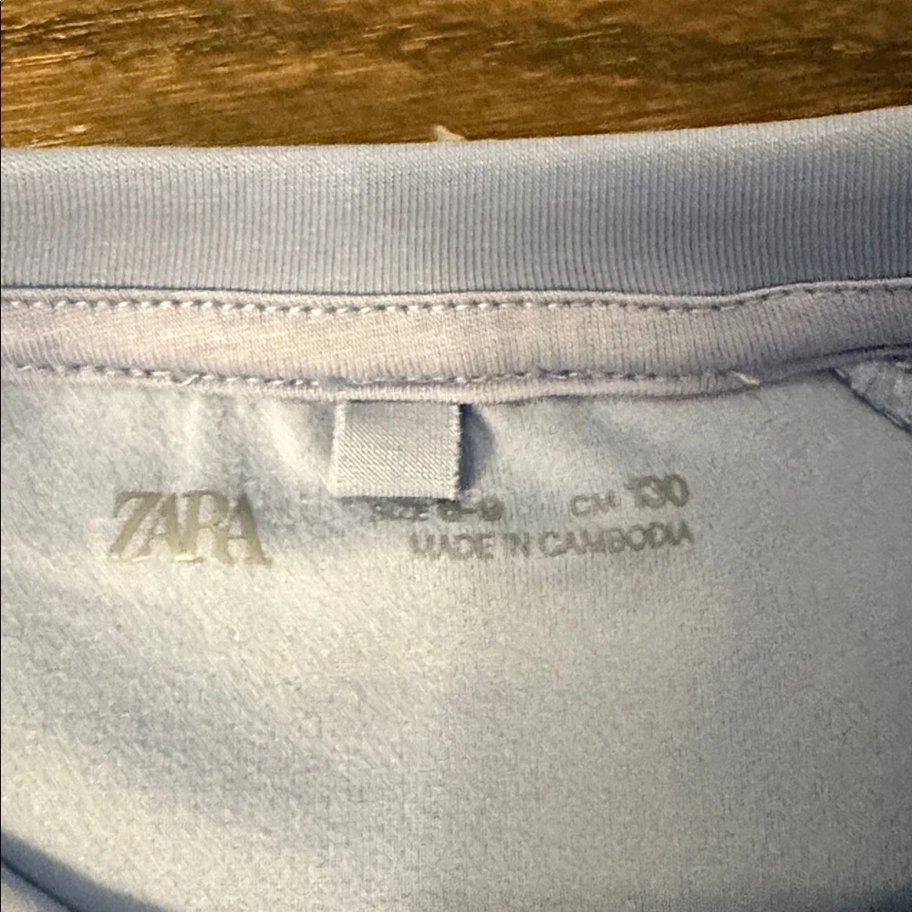Zara Soft Blue Matching set with top and skort - Picture 2 of 5